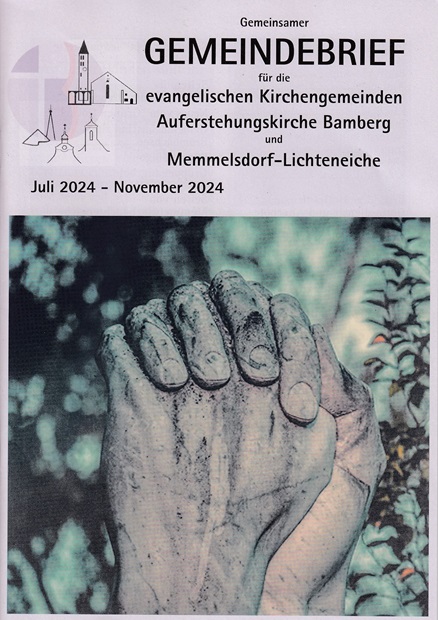 Titelseite des Gemeindebriefs Juli bis November 2024
