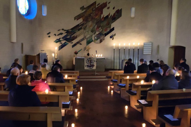 Osternachtgottesdienst in der Himmelfahrtskirche